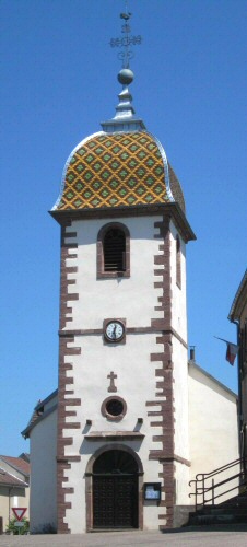 L'église de Vouhenans, photo J. Masset
