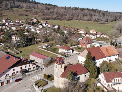 L'église de Vuillecin, photo E. Rey