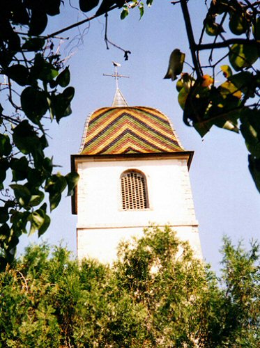 Clocher de Tournans, photo C. Perrot