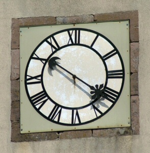 Horloge du clocher de Béthoncourt, photo J. Masset