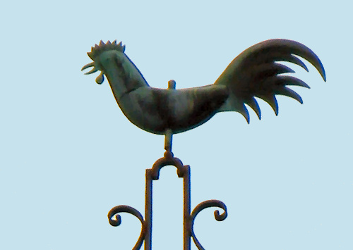 Le coq de l'église de Chargey-lès-Gray, photo D. Bion