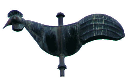 Coq de l'église de Dampvalley-lès-Colombe, photo J. Masset