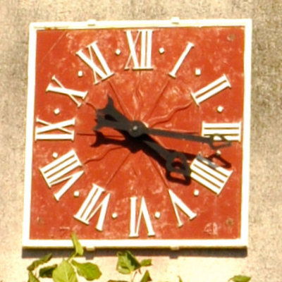 Horloge du clocher de Lavans-lès-Dole, photo M. Morlin