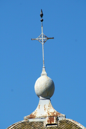 Détail du clocher de Pierrefontaine-les-Varans, photo J. Masset