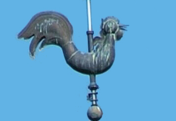 Le coq de la chapelle St Valère à Port-sur-Saône, photo J. Masset