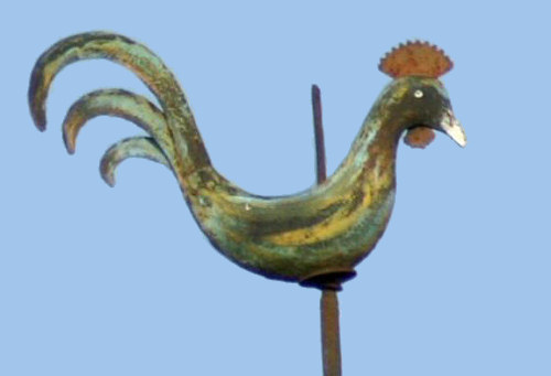 Le coq de l'église de Rognon, photo J. Masset