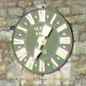 Horloge du clocher de Saules, photo M. Taland