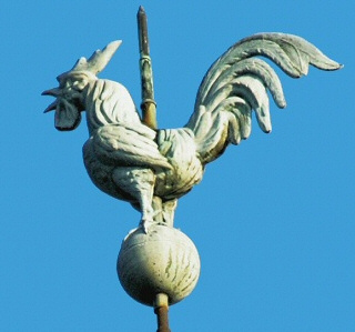 Le coq de Vandoncourt, photo J. Masset