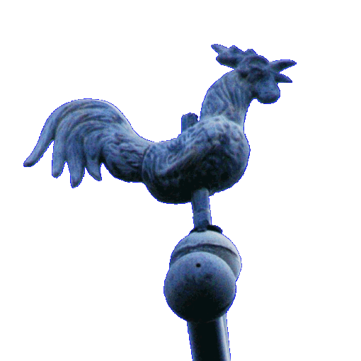 Coq de l'église de Villette-lès-Arbois, photo J. Masset