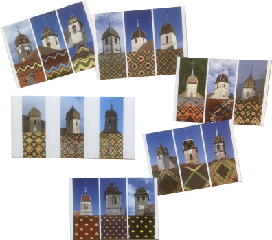 Cartes postales clochers comtois