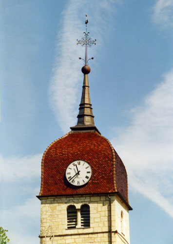 Clocher d'Avoudrey (25) photo O. Pernot