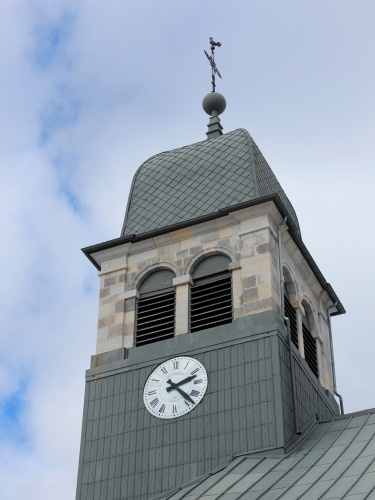 Clocher de Bellefontaine (39), photo O. Pernot