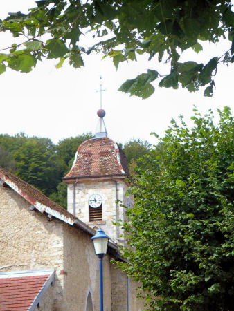Clocher de Blussans, photo O. Pernot