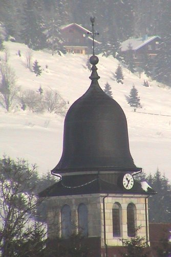 Clocher de Bois d'Amont (39) photo O. Pernot