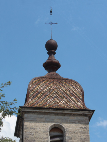 Clocher de Champagnole (39) photo O. Pernot