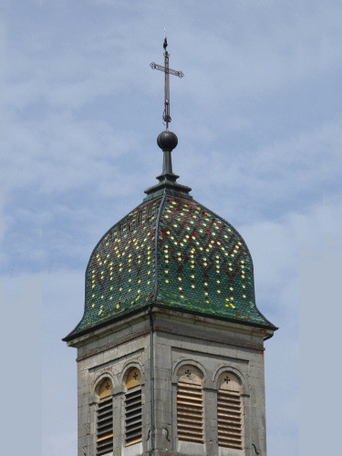 Clocher d'Etival (39) photo O. Pernot