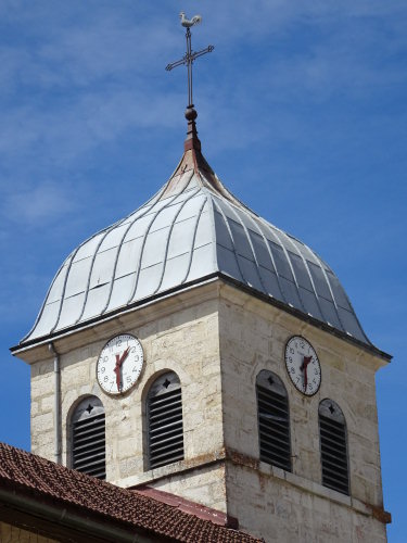 Clocher de Lamoura (39) photo O. Pernot