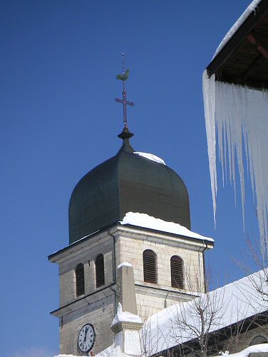 Clocher des Rousses (39), photo O. Pernot