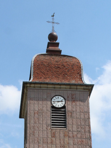 Clocher de Loulle (39) photo O. Pernot