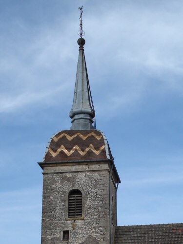 Clocher de Nantilly (70), photo O. Pernot