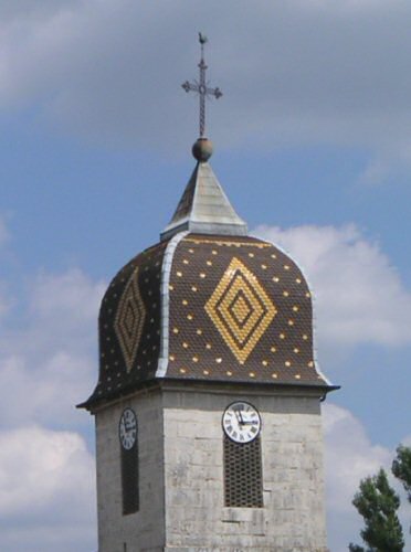 Clocher de Pompierre-sur-Doubs(25) photo O. Pernot