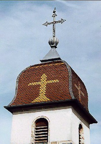 Clocher de Roche-lès-Clerval (25), photo O. Pernot