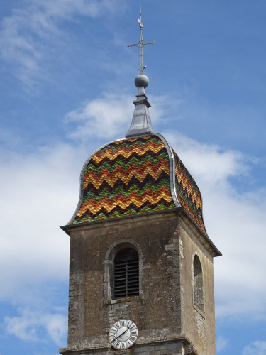 Clocher de Roche_et-Raucourt (70) photo O. Pernot