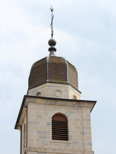 Clocher de Soucia-Champsigna (39) photo O. Pernot