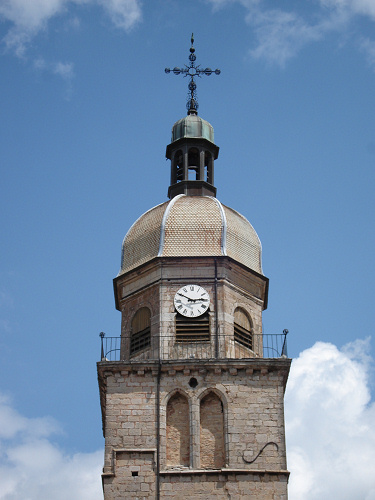 Clocher de Saint Amour (Jura) photo O. Pernot