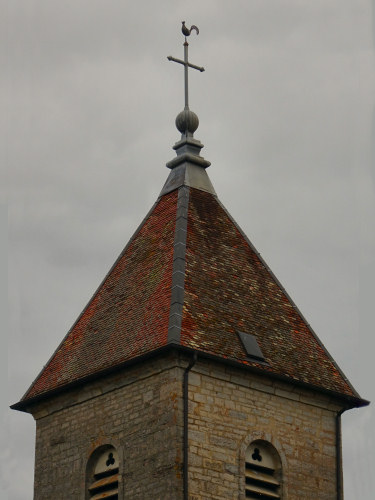 Clocher de Saint-Germain-en-Montagne (39) photo O. Pernot