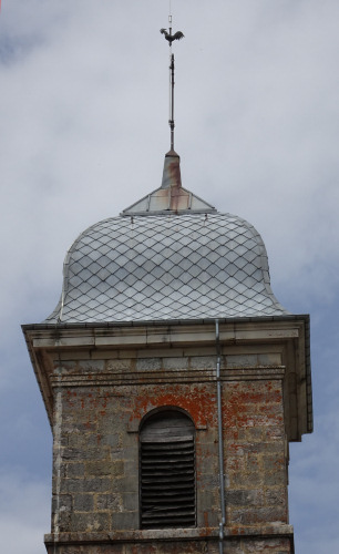 Clocher de l'église de Saint Maurice-Crillat, photo O. Pernot