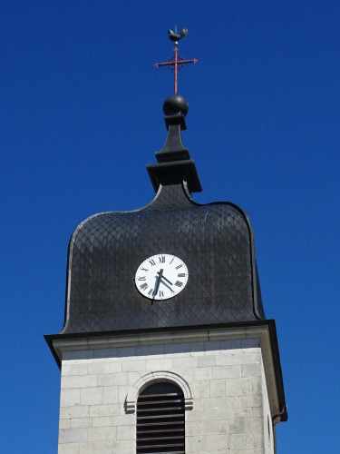 Clocher de Villedieu-lès-Mouthe (25) photo O. Pernot