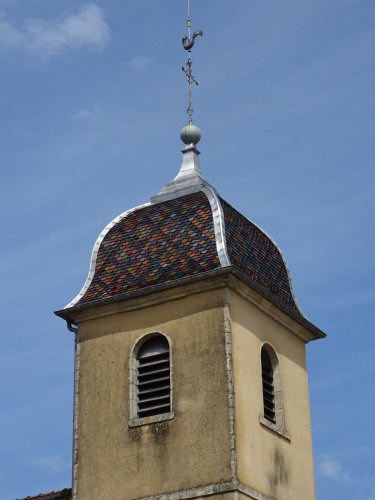 Clocher de Volon (70), photo O. Pernot