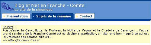 France Bleu Besançon, mai 2008