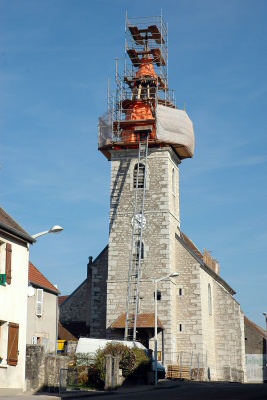 Restauration de l'église d'Authume, photo M. Morlin
