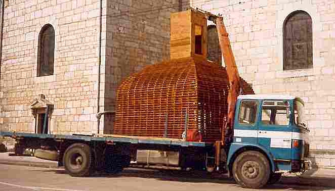 Restauration du clocher d'Epenoy, photo entreprise Vaucher