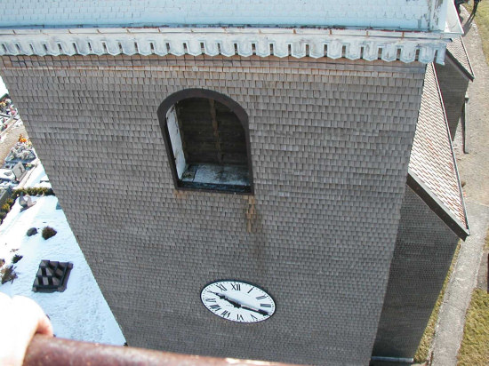 Vue du haut de la nacelle, photo D. Briot