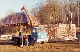 Restauration de la charpente du clocher de l'église de La Villedieu