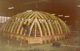 Restauration de la charpente du clocher de l'église de La Villedieu