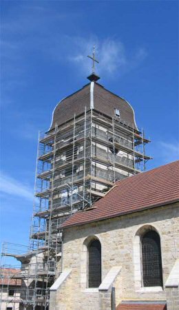 Restauration de l'église de Sancey-le-Grand photo D. Briot
