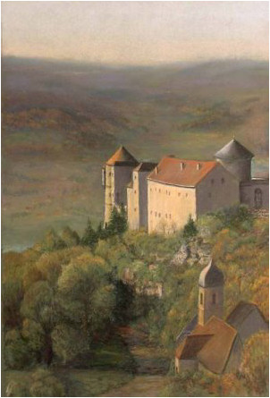 Belvoir, pastel de J.P. Dalem