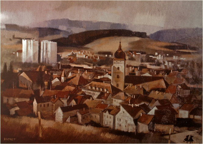 Pontarlier, tableau de Pierre Bichet