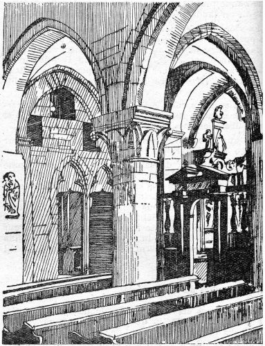 La chapelle,d'Andelot, dessin de l'abbé Garneret