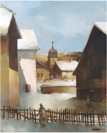 Gevresin,tableau de Jean-Claude Bourgeois