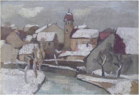 Bavans, tableau de Pierre Jouffroy