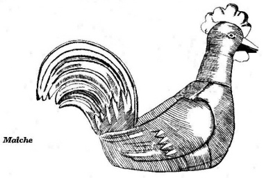 Le coq de l'église de Maîche avant 1960