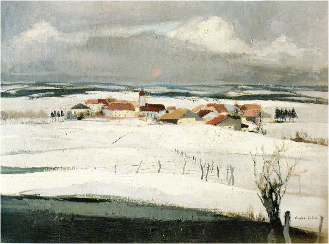 Bannans, tableau d'André Roz