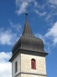 Photo du clocher de Montfaucon (Suisse)