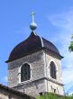 Photo du clocher de Pérouges (Ain)