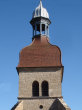 Photo du clocher de Saint Lothain (39)